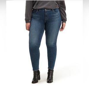 *SOLD* Levi’s mid rise skinny jeans plus size women’s stretch jeans